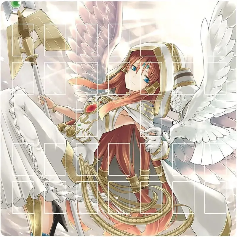 60x60CM Custom Design Yugioh Cards Playmat Yu-Gi-Oh! Sky Striker Ace Waterproof Two-Player Battle Table Games Mat Pad