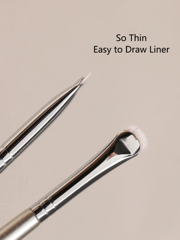 1 stk buet eyeliner make-up børster Precision eyeliner makeup børste Øjenlåg Aegyo Sal Skarp tynde små øjne kosmetiske værktøj — image 4