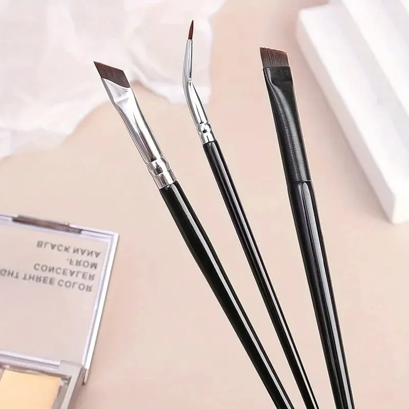 7pcs Precision Eye Makeup Brush Set Eye Makeup Brush Blade Eyeshadow Eyeliner Brush Slanted Eyebrow Makeup Brush — image 6