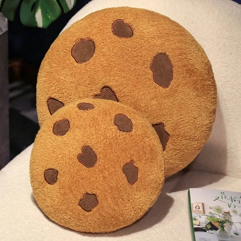 Coussin de siège en peluche de biscuits créatifs, oreillers alimentaires doux, jouets de poupée en peluche pour enfants, décor de chambre d'anniversaire pour filles, cadeau du nouvel an — image 9