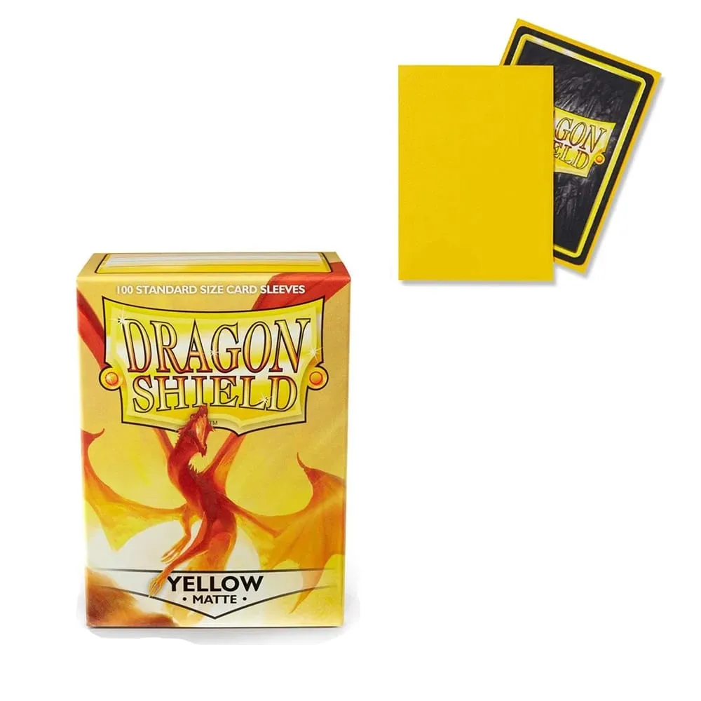 100 PCS/BOX 66x91mm Saiz Standard Demark Dragon Shield Lengan Kad Matte untuk Lengan Kad Permainan Papan MTG/PKM/YGO/TCG