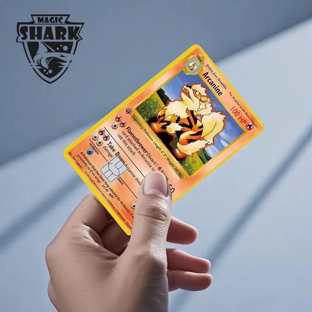 2025 New Pokemons Charizard Blastoise Bulbasaur Eevee Metwo Sticker Film Skin Cover for Credit Debit Card — image 4