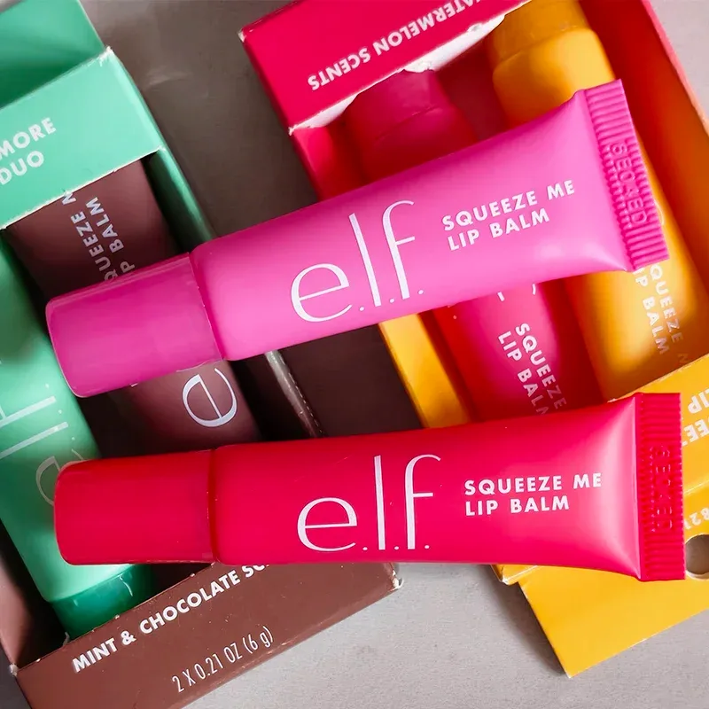 Hot Sale New Elf Bubblegum-Cherry Mango-Watermelon Lasting Moisturizer Lip Gloss Lip Balm & 8 Colors Cream Blush Brand Cosmetics — image 4