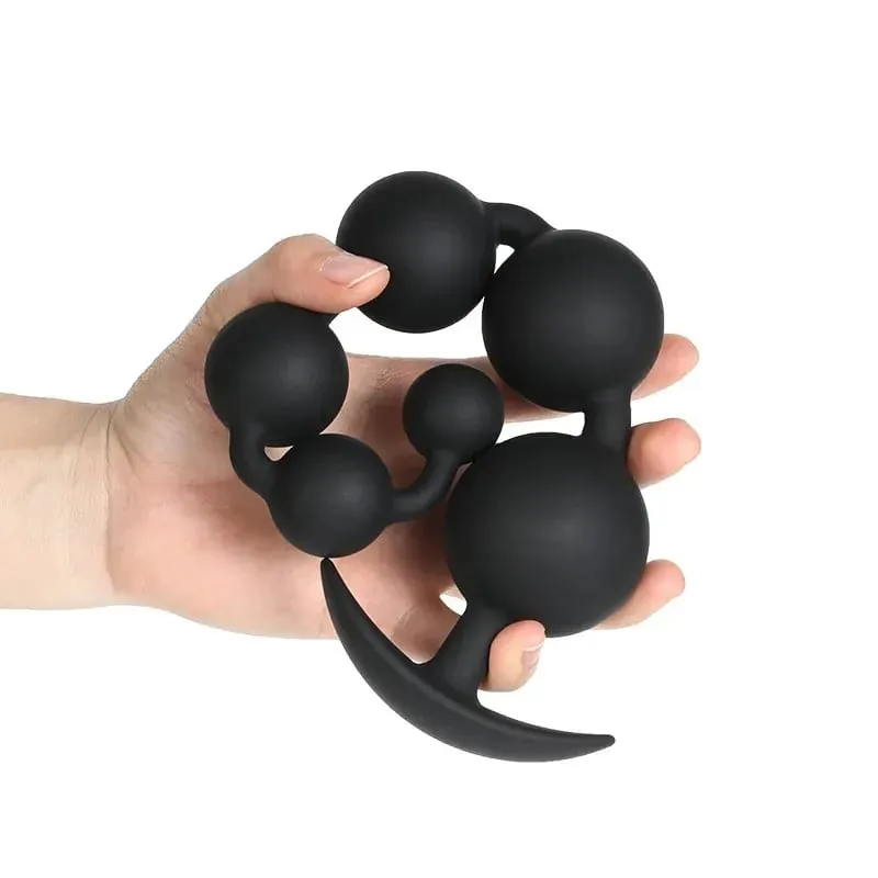 Bdsm Silicone gros Plug Anal perles anales Anus Masturbation godemichet Anal érotique Flirt jouets sexuels Massage de la Prostate pour Couple hommes femmes — image 4