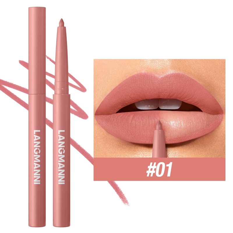 12-color Matte Lip Liner Waterproof Plumping Stain Lipstick Natural Nude Pink Lip Liner Professional Outline Lips Contour Makeup — image 9