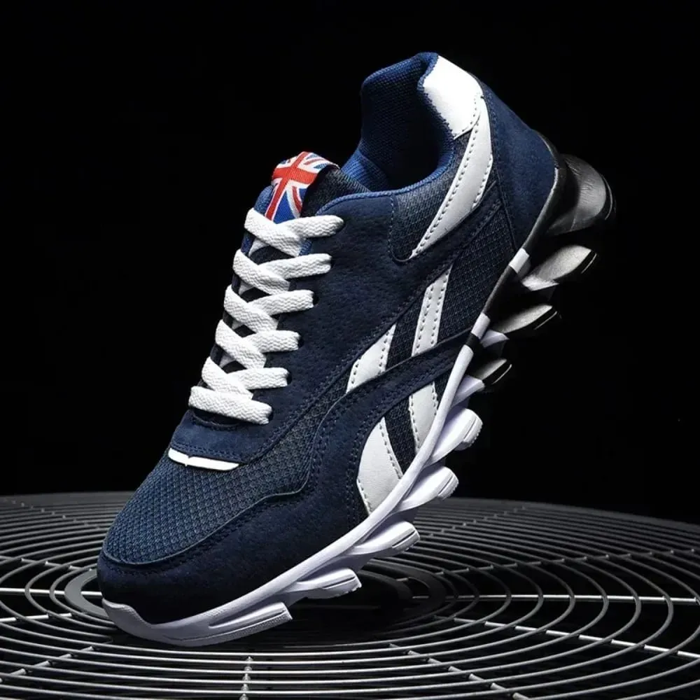 Brand Trend Size 38-48 Men's Wear-resistant Cushioning Thick-soled Fitness Sneakers Outdoor Breathable Running Shoes for Men — image 4