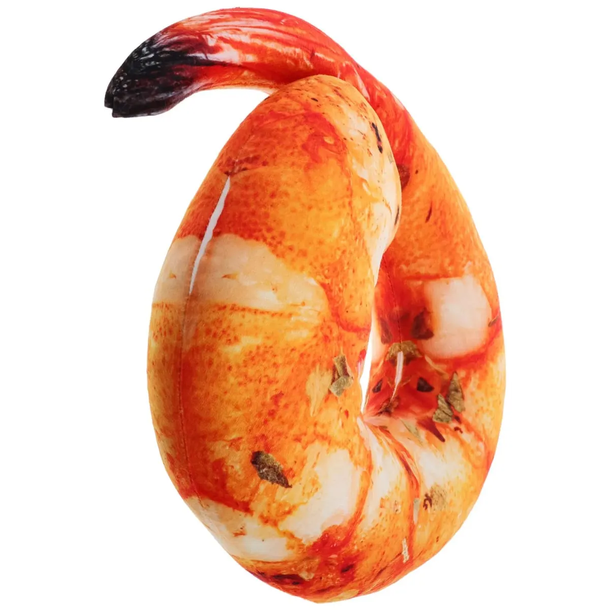 Cuscino realistico per gamberetti cotti Cuscino per il collo morbido e confortevole Simulazione divertente Cuscino per alimenti Decorazioni per la casa Simpatico oggetto da cucina creativo