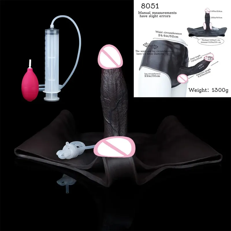 ซิลิโคน Anal Plug Squirting Dildo กางเกงกล้ามเนื้อหน้าท้อง Solid อวัยวะเพศชายช่องคลอด Anal Masturbator เพศของเล่นสำหรับหญิง — image 10