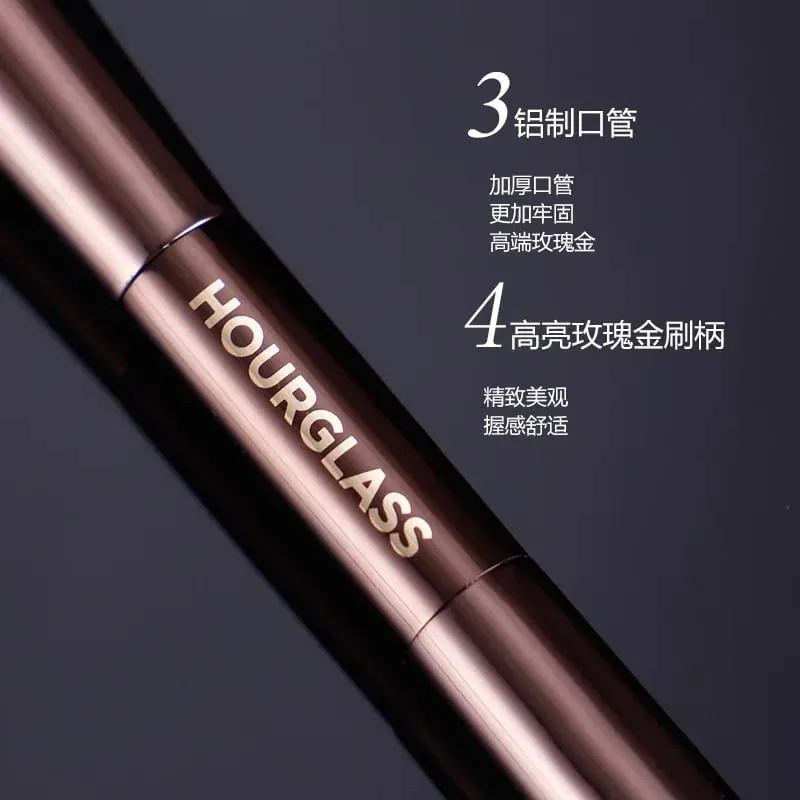 1 st Lighting Edit Sminkborstar Pulverkontur Sminkborste Blusher Bronzer utsökt Professionellt metallhandtag med låda — image 3