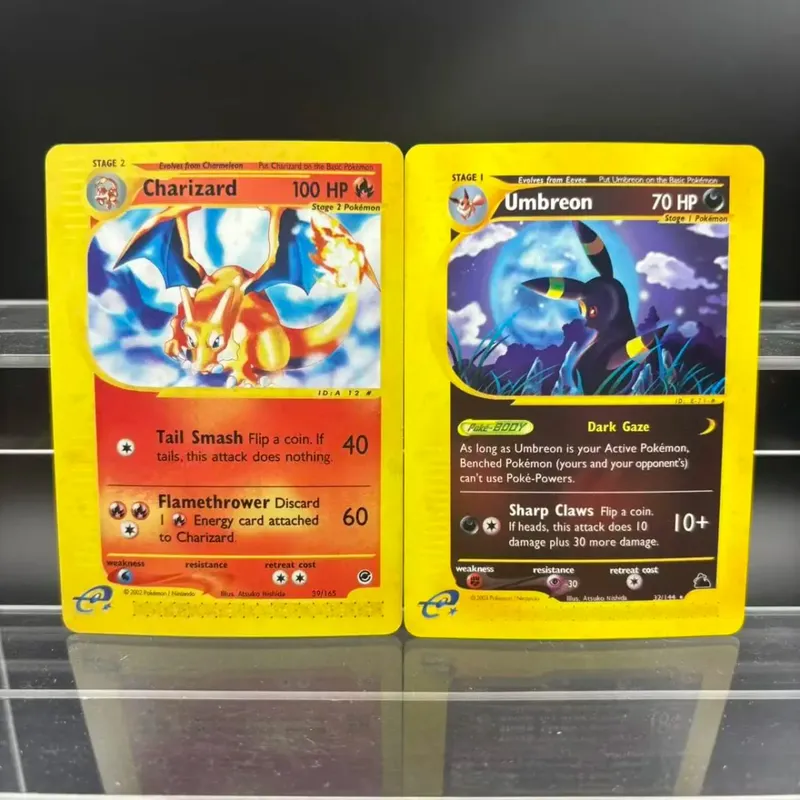 DIY Collection Cards Torchic Umbreon EN Samostatně vyrobená jednokartová klasická hra Anime karetní dárková hračka — image 3