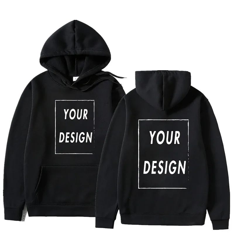 Ihr eigenes Design, Markenlogo/Bild, personalisierbar, personalisierbar, überall, für Männer und Frauen, DIY-Kapuzenpullover, Sweatshirt, lässiger Kapuzenpullover, modisch, neu