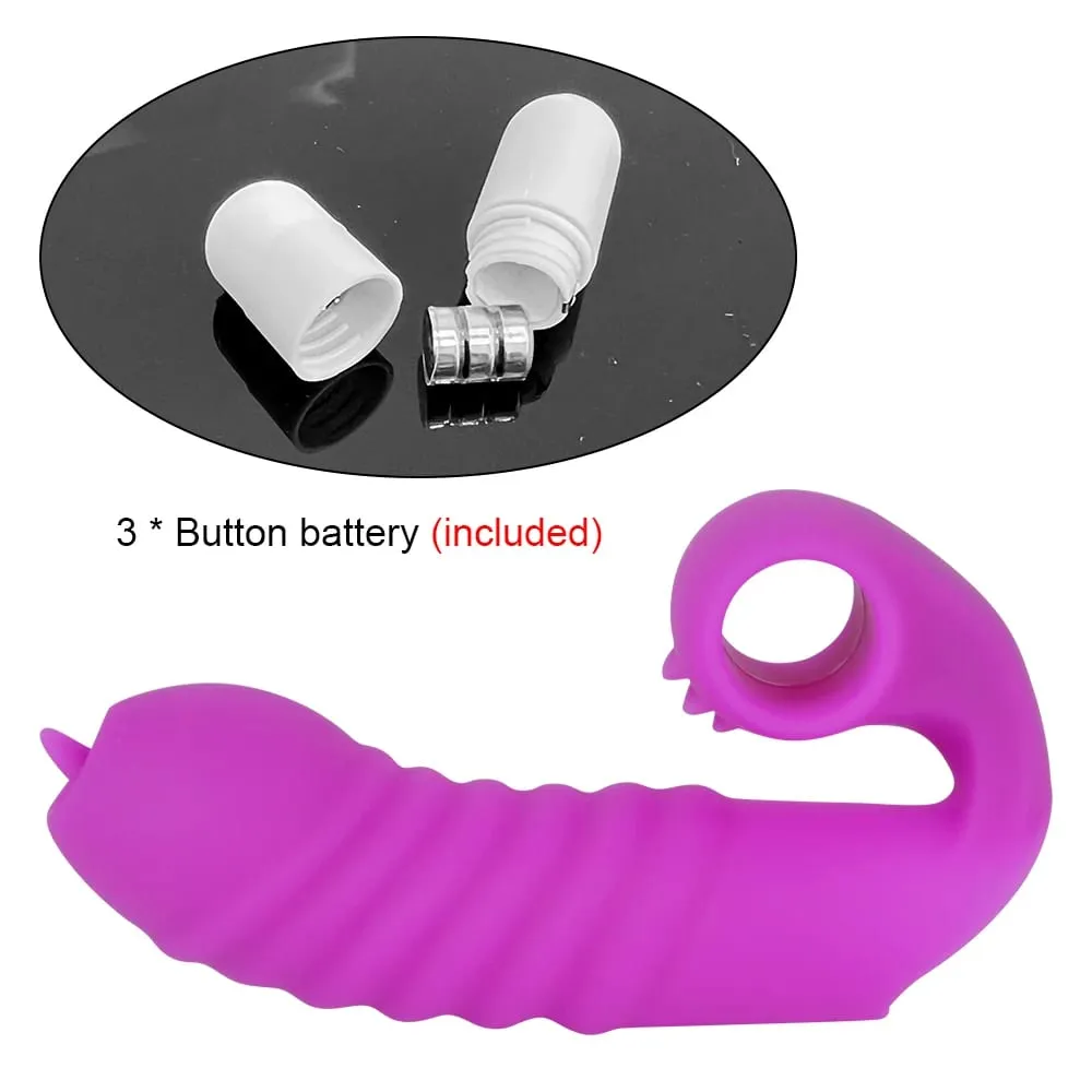 Vibrateurs à manches de doigt pour femmes, stimulateur de Clitoris, lèche vaginale, Plug Anal, masturbateur féminin, jouets sexuels érotiques pour Couples — image 4