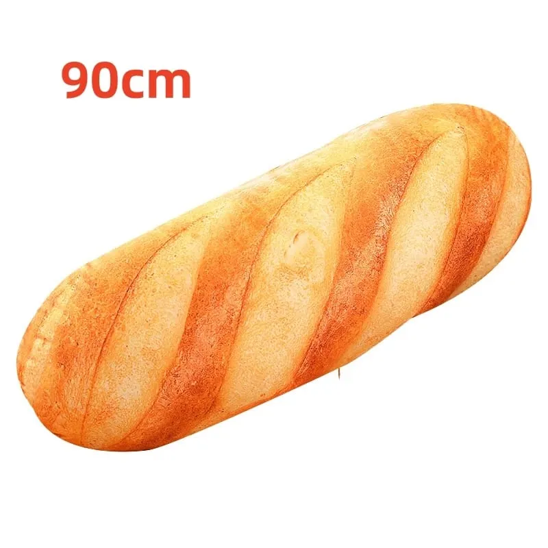 Giant Bread Plush Long Pillow Toy Soft Funny Simulation Food Toy Creative Cushion Birthday Present Christmas Gift — image 13