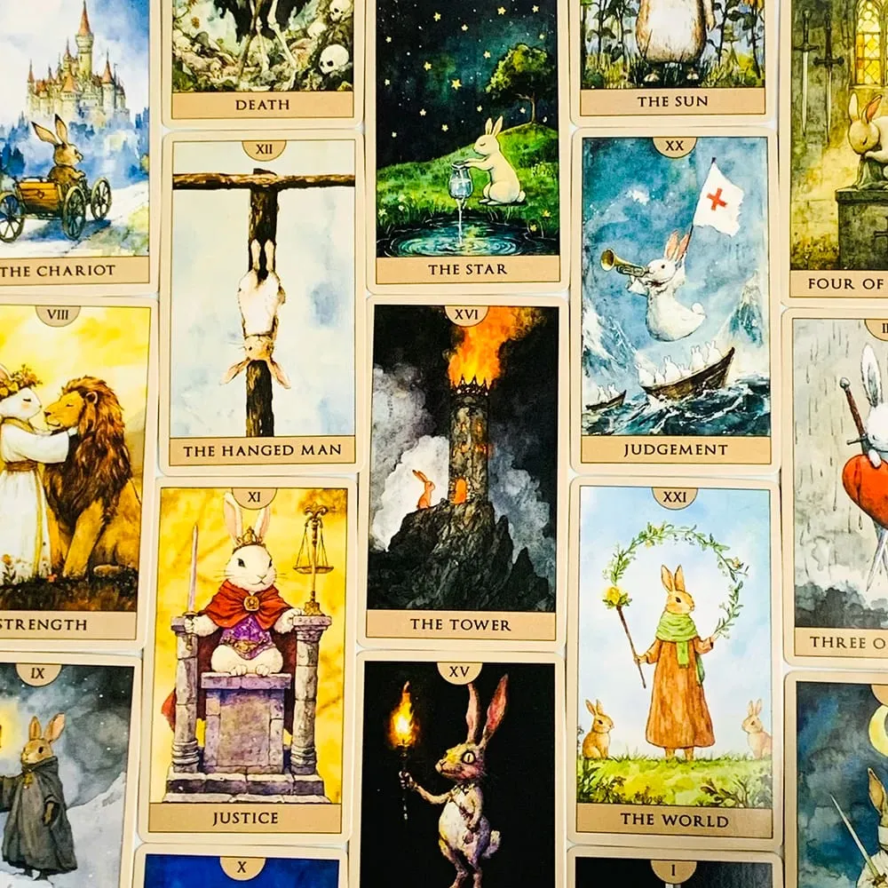 2026 ใหม่ไพ่ทาโรต์ 78 การ์ดTarot Deckภาษาอังกฤษรุ่นDestiny Prediction DivinationเกมกระดานครอบครัวGatheringการ์ดเกม — image 5