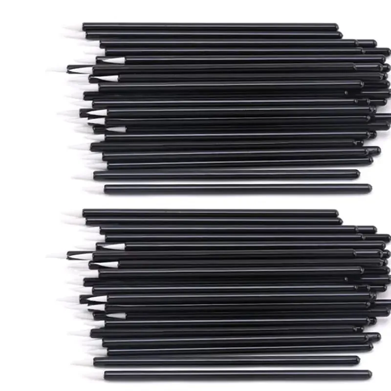 50/100pcs Eyeliner Brushes Eyelash Eyeshadow Applicator For Nail Art Painting Pen Tool Eye Lash Wands Makeup Accessories — image 9