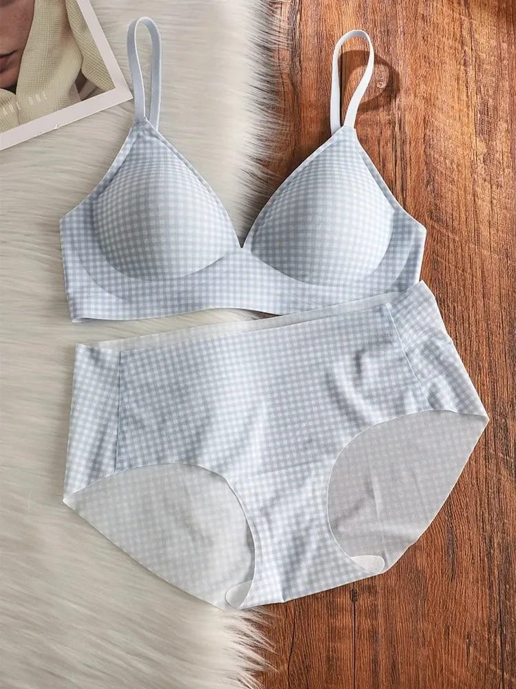 Elegantní Seamless Bralette Malá poprsí Sbírka Proti povisnutí Tenká nastavitelná ramínka Wirefree Comfort Fit UK Light Support Podprsenka — image 2