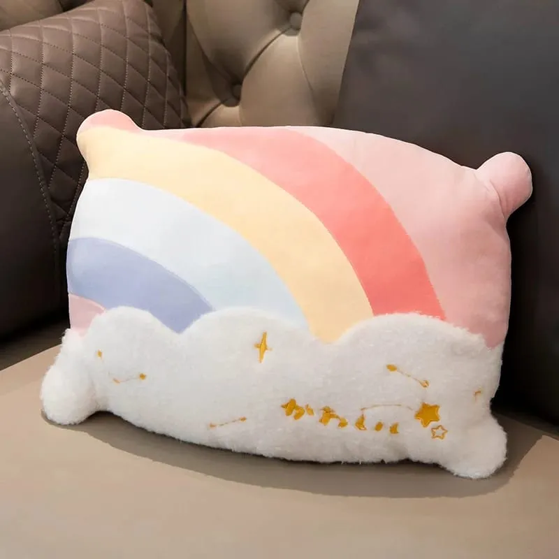 INS HOT Colore della caramella Nuvola Stella Peluche Cuscino Arcobaleno colorato Corona Cuscino Cuscino Divano Decorazione della casa Cuscino di tiro Giocattolo — image 12