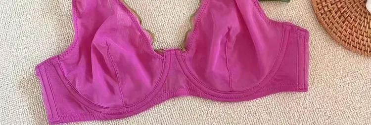 Full Coverage Minimiser Bra for Large Bust Ultra Thin Seamless Wireless Lift & Support Anti Sag Set BANERDANNI S-2XL 32-40 ABC