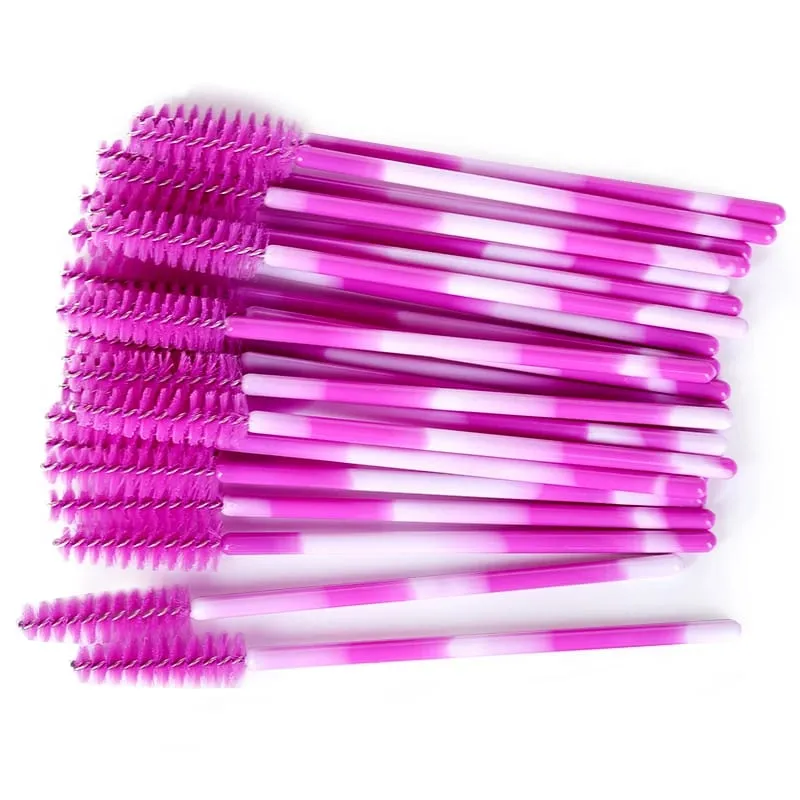 50/100 Pz Spazzola per trucco Ciglia Spazzole per sopracciglia Pettine Usa e getta Mascara Bacchetta Estensione ciglia Forniture Cosmetici Strumenti per il trucco — image 10