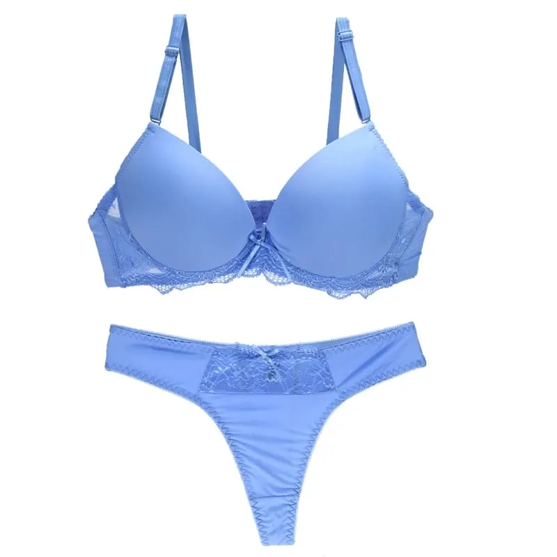 2023 New Bra Sets Luxurious Saturated Lace BCDE Cup Underwear For Women From The Rear Overhead Hair Without Lining Lingerie — image 2