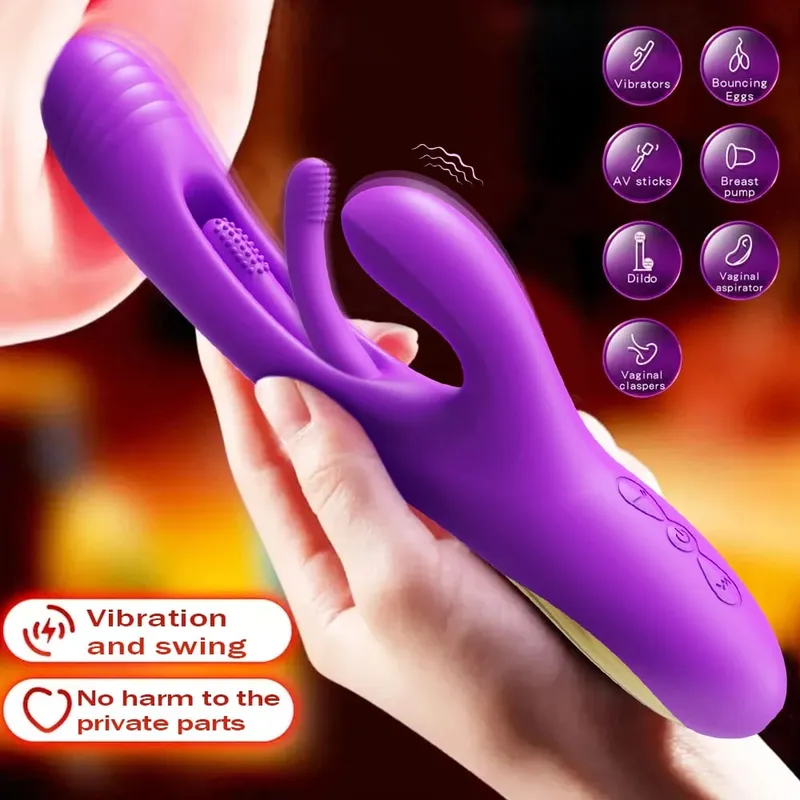 Menghisap Mengepak Vibrator untuk Wanita Kelentit G Spot Stimulator Dildo Mengetuk Faraj Massager Bergetar Dewasa Mainan Seks Wanita — image 13