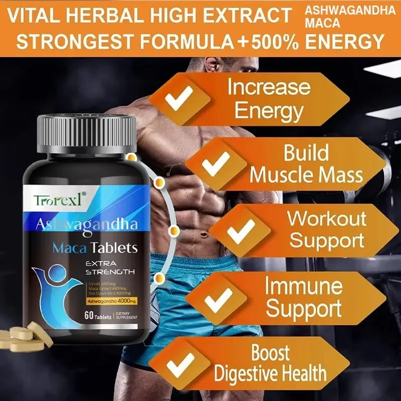 Ashwagandha Maca Tablets - Suplemen Pria - Daya Tahan untuk Pria — image 2