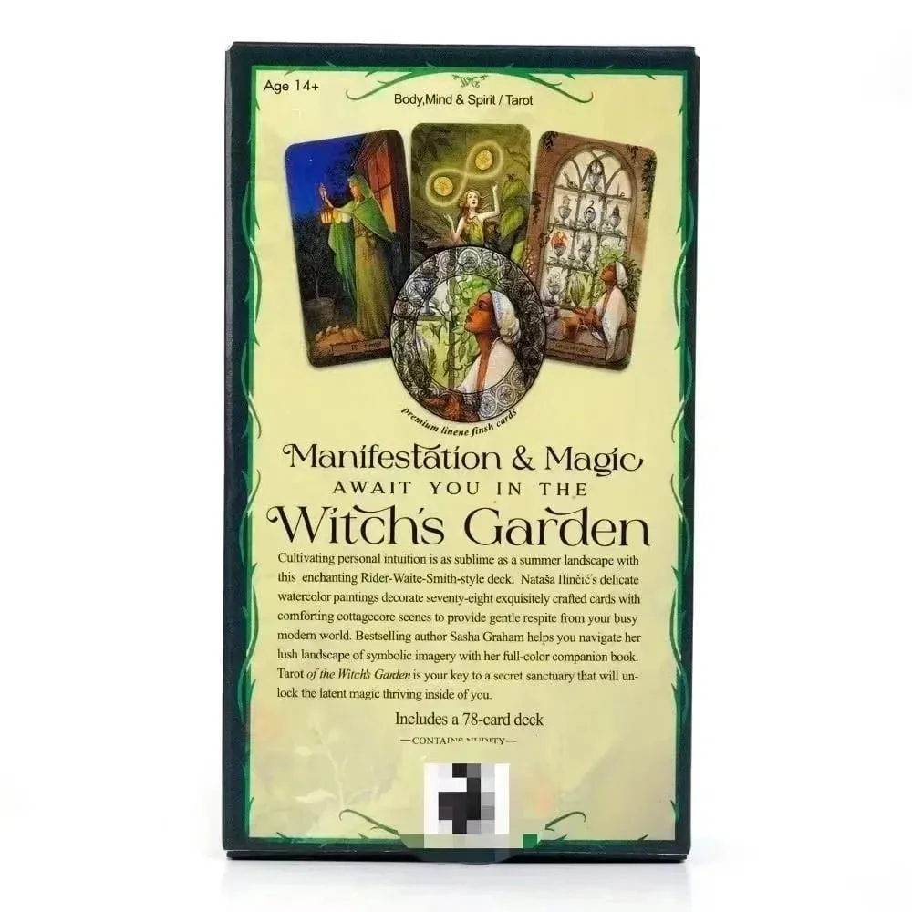 Tarot du jardin de la sorcière, jeu de divination, jeux de société, Tarot Oracle Deck, version anglaise complète, mystérieuse — image 5