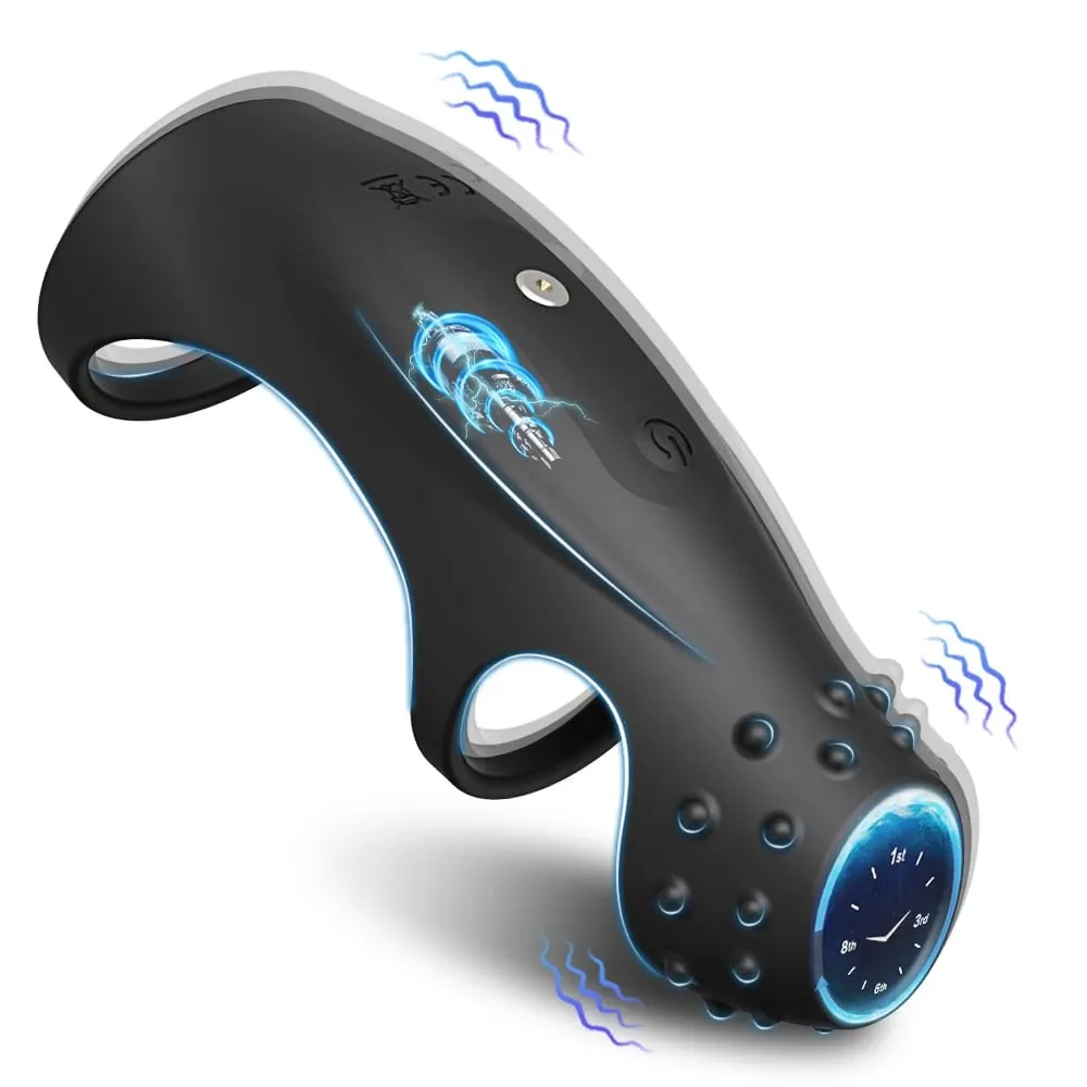 Vibrierende Penishülle, Penisring, Penis-Extender für G-Punkt, Klitoris, Vibrator, Stimulation, erwachsenes Sexspielzeug für Männer, Verzögerung der Ejakulation — image 2