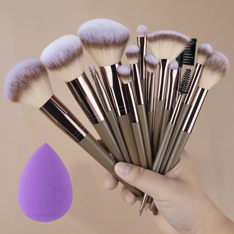 Set di pennelli per trucco da 20 pezzi Professionale Dettagli super morbidi Blush evidenziatore Fondotinta correttore Pennello per ombretto Strumento di bellezza per donna — image 25