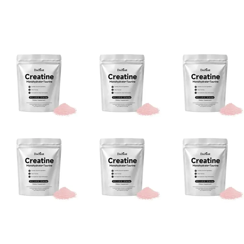 Docteat Creatina Monoidrato in Polvere con Taurina Prestazioni Muscolari e Supporto Energetico per Capacità ad Alta Intensità 30 Dosi — image 12