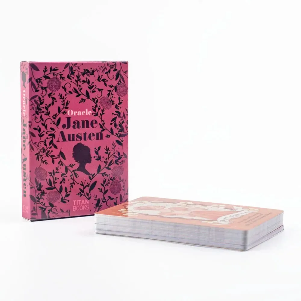 Jane Austen Oracle Deck 40 cartas Conjunto de adivinhação literária estilo regência cartas de tarô ilustração 10,3 * 7,3 cm — image 2