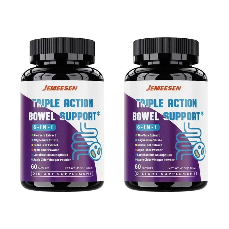 Gli integratori intestinali con polvere di buccia di psilio, aceto di sidro di mele, promuovono la salute intestinale, il metabolismo e la salute dell'apparato digerente. — image 8