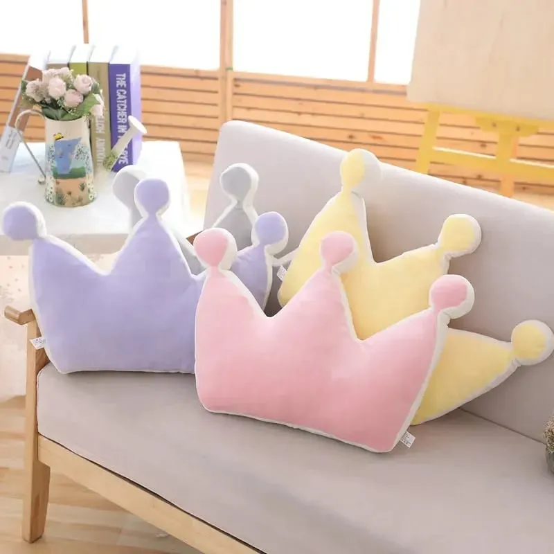 Bantal Mahkota Puteri Lembut Sumbat Bantal Tidur Bilik Gadis Hiasan Sofa Bintang Awan Pelangi Hadiah Kusyen Studio selebriti untuknya — image 6