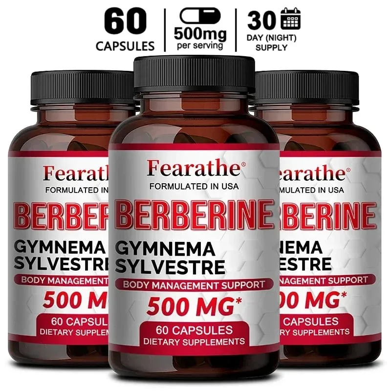 Berberine Capsules ศักยภาพสูงสุดสำหรับระดับน้ำตาลในเลือด ระบบภูมิคุ้มกัน สุขภาพ ความแข็งแรงสูง การจัดการน้ำหนักเพื่อสุขภาพ — image 8