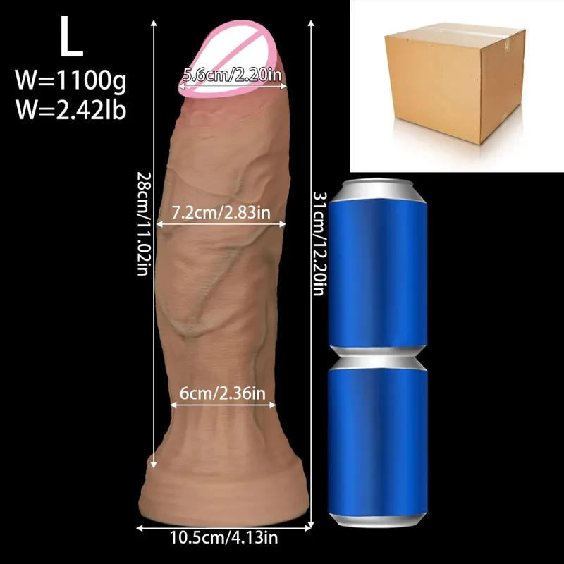 Realistis Anal Besar Panjang Butt Plug Pelatihan Tandu Anal Dilator Prostat Pijat Dewasa Anal Mainan Seks untuk Wanita Pria Gay — image 10
