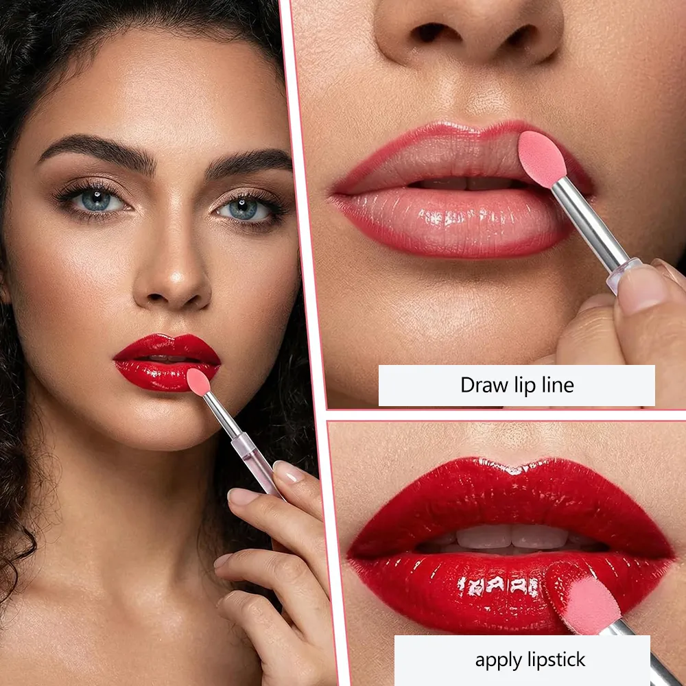 3/15PCS Silicone Lip Mask Applicator Reusable Lip Brush Transparent Lipstick Tool For Lip Gloss Eyeshadow Brushes Makeup Tools — image 5