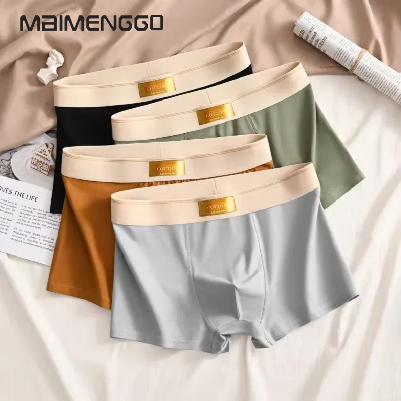 Men Underwear Cotton BoxerShorts Hombre Panties Man Breathable Underpants Sexy Sports Comfort Male Boxers Large Size L-7XL — image 2