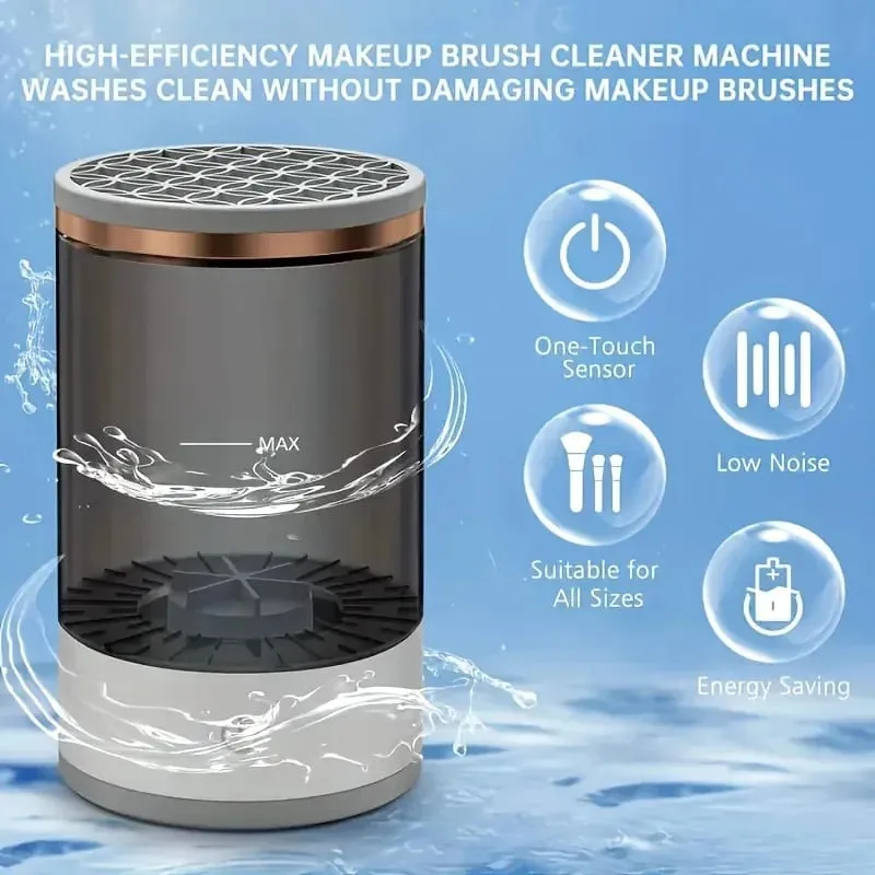USB napájený čistič a vysoušeč štětců na make-up bez zápachu baterie Plug and Play Základní nástroj pro krásu pro kosmetické štětce — image 3