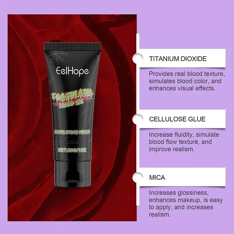 Alat solek cosplay Halloween set tiruan luka lebam High Concealer Face Paint untuk Makeup Goth Halloween