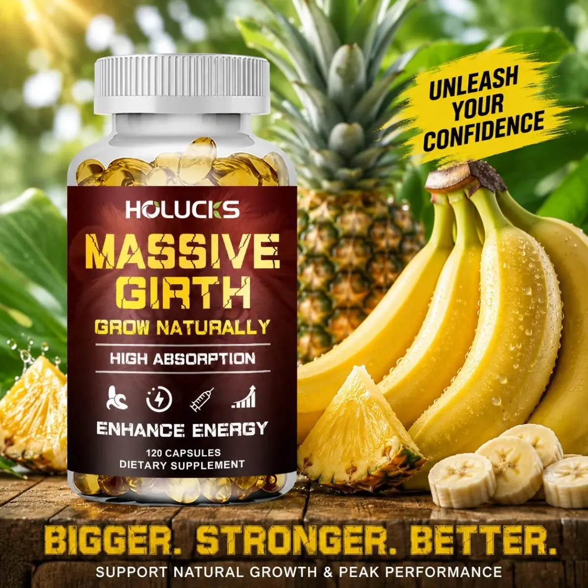 Men's Health Capsules with Tribulus Terrestris Ashwagandha Support Stamina Male Charm Hormonal Balance Daily Immune — image 5