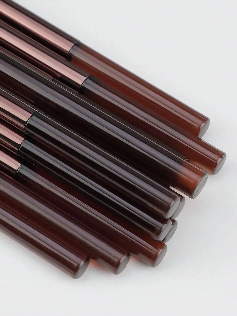 Conjunto de pincéis de maquiagem profissional para olhos, 15 peças, cerdas macias, mistura de sombra, delineador de sobrancelha, kit de maquiagem cosmética
