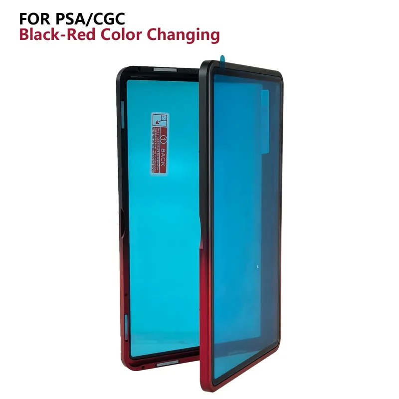 Étui de protection pour cartes classées en alliage d'aluminium, couleur dégradée, pour PSA/BGS, résistant aux UV et aux rayures, support d'affichage pare-chocs pour cartes de commerce — image 22