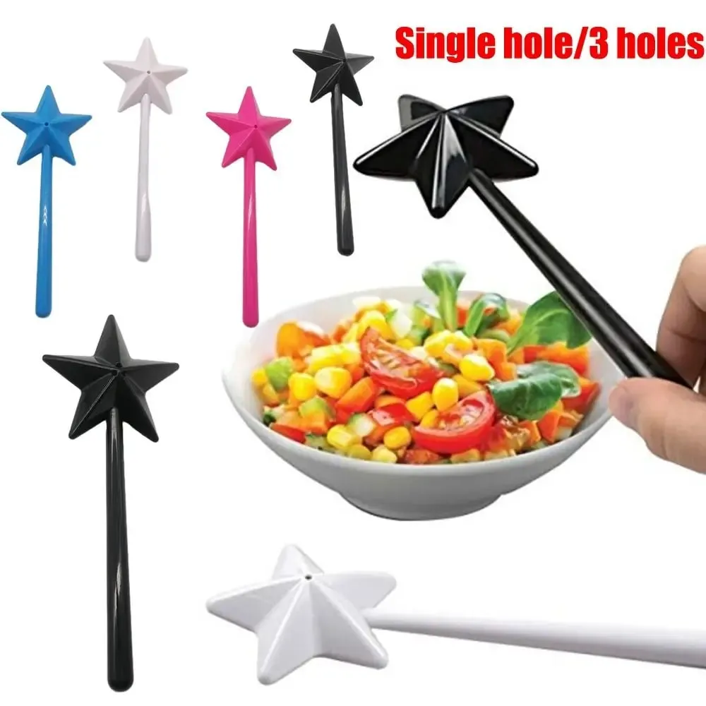 Tragbare Salz- und Pfefferstreuer, nachfüllbar, magischer Sternstab, Gewürzspender, Gewürzstreuer-Set, Küche und Esszimmer, Grillzubehör