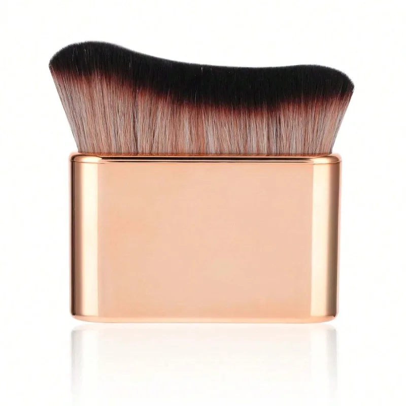 Pennello autoabbronzante per il corpo Pennelli per trucco morbidi dorati Pennello autoabbronzante portatile Strumenti per applicare la crema solare per fondotinta per collo e gambe — image 11