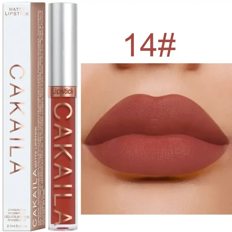 Lip Gloss Waterproof Matte Liquid Gincu Tahan Lama Baldu Lipgloss Tiub Tint Pigmen Bogel Kosmetik Makeup Bibir — image 10