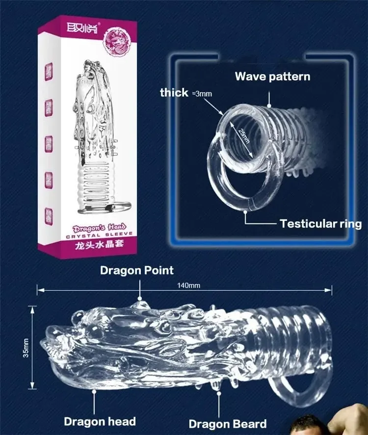 4 ประเภท ThickenอวัยวะเพศชายขยายแขนReusable Condom Cock Extender DELAY Ejaculation Sexของเล่นสำหรับชายIntimate Goods