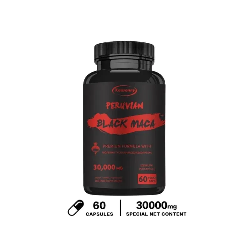 Radice di maca nera a massima resistenza - 30.000 mg - Estratto di radice di maca in gelatina dal Perù — image 8