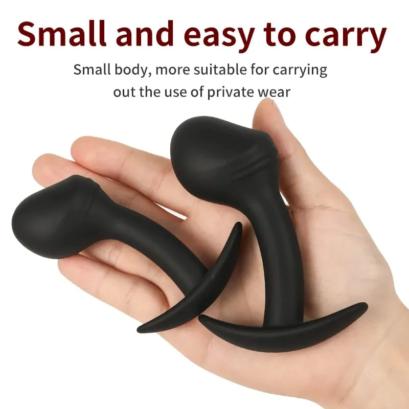 Pallina anale in silicone Dilatatore dell'ano Dildo Spina anale Piccola passeggiata Indossabile Culo Butt Plug Massaggiatore prostatico Giocattoli del sesso per donne Uomini — image 6