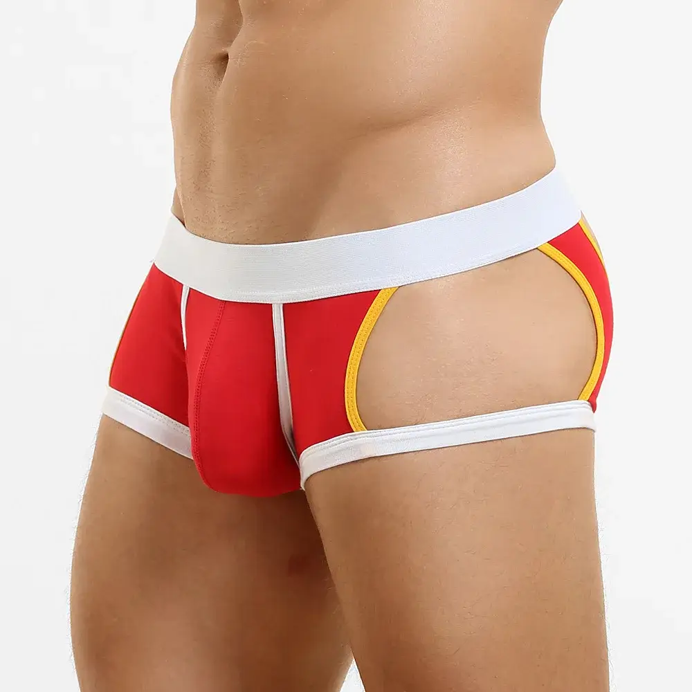 Slip plat taille basse en forme de U pour hommes, sous-vêtements tendance, Design léger, vêtements intérieurs confortables pour hommes — image 4