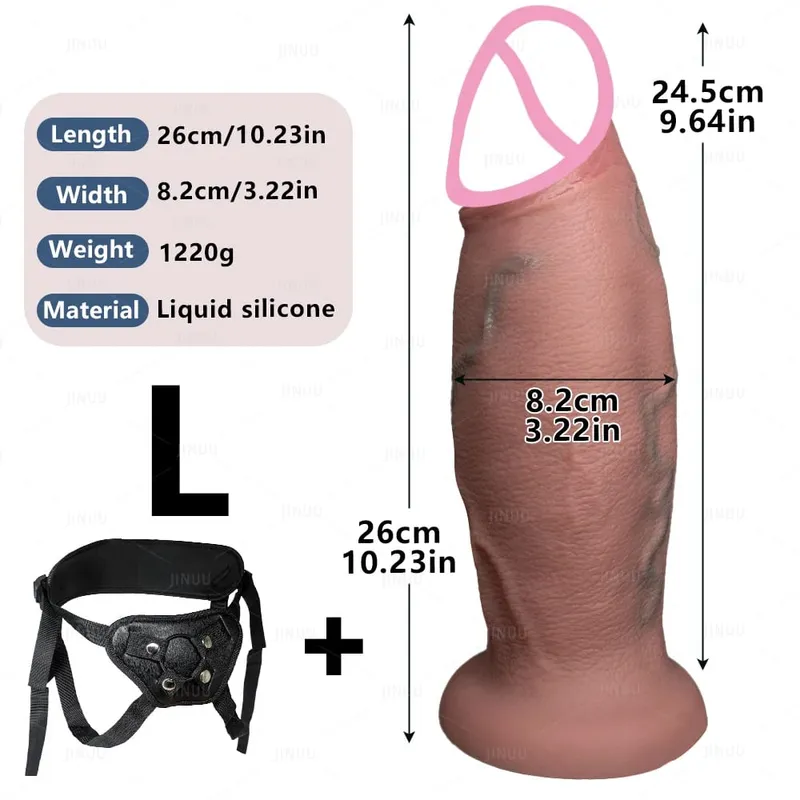 Riesiger realistischer Dildo, Fantasie, langer Penis, großer Schwanz, Saugnapf, Dildos für Frauen, riesiger Analdildo, Sexspielzeug für Frauen, Männer, Homosexuell — image 9